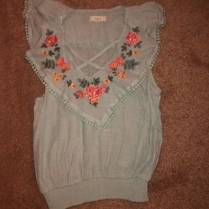 Mint small top/blouse